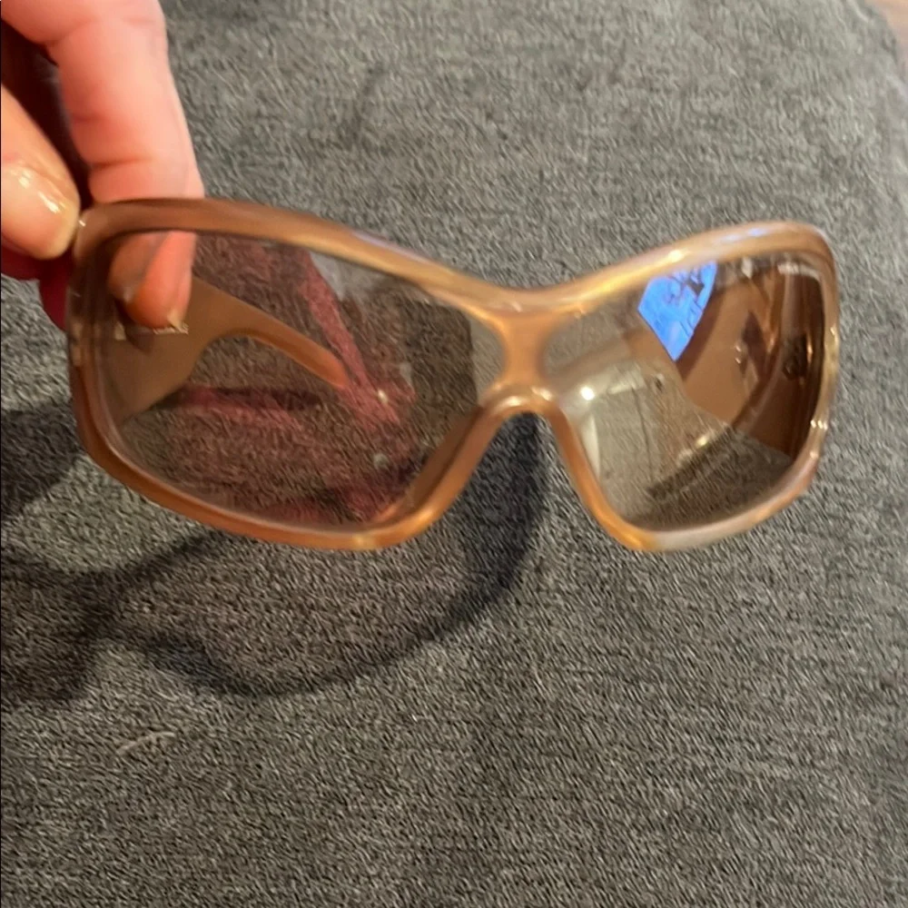 Armani Exchange gold sheild sunglasses